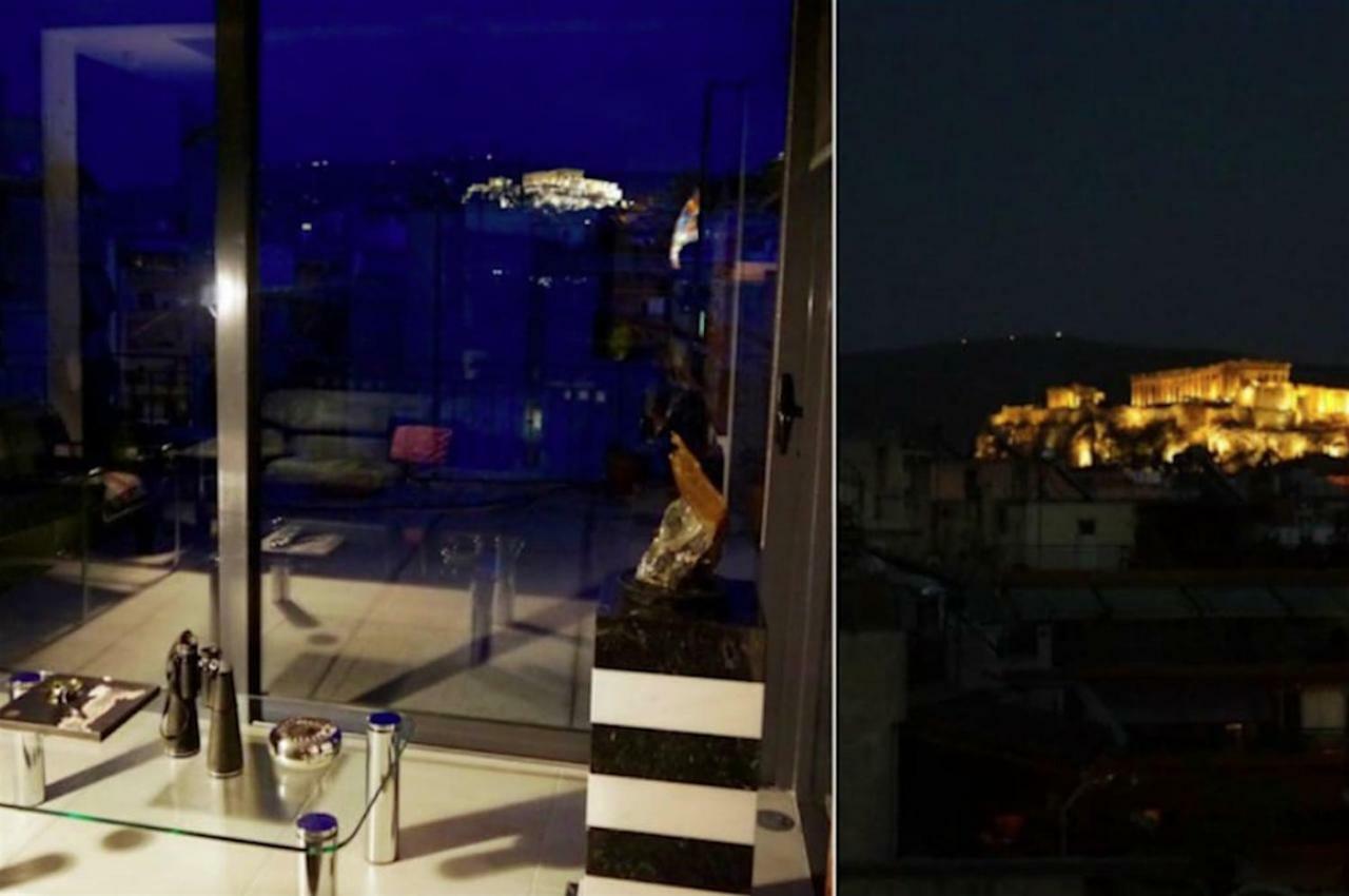 Stylish Penthouse With Acropolis And 360 View Apartment Атина Екстериор снимка