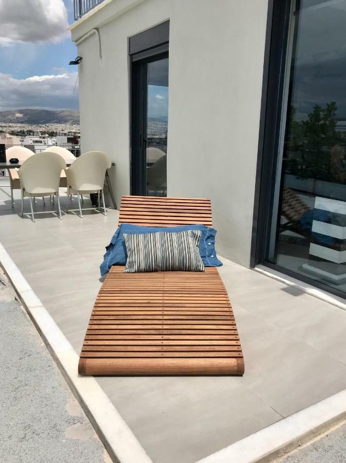 Stylish Penthouse With Acropolis And 360 View Apartment Атина Екстериор снимка